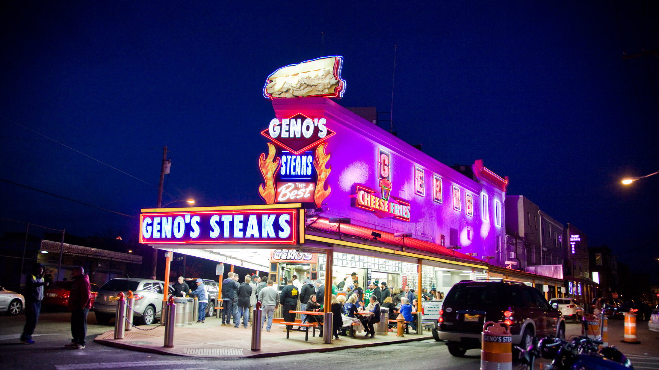 The Neon Trap – Geno’s Steaks and the Myth of the Whiz